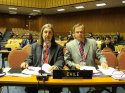   Delegación chilena en la UIP aborda situación de derechos humanos de parlamentarios en el mundo y sistemas de control y fiscalización