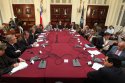   Ministro de Hacienda expuso ante parlamentarios de oposición detalles de la reforma tributaria