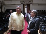 Vicepresidente del Senado se reunió con diputado venezolan