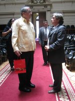Vicepresidente del Senado se reunió con diputado venezolan