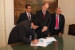 Firma Convenio con Cámara Diputados del Paraguay.