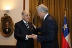 Homenaje a embajador Mariano Fontecilla en el Ministerio de Relaciones Exteriores