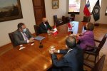 Audiencia a embajador de Perú en Chile.