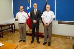 Reunión con Presidente de Bomberos de Chile