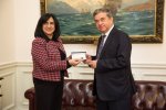 Visita Protocolar de la Embajadora de Palestina en Chile