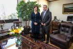 Reunión con Embajadora de Perú